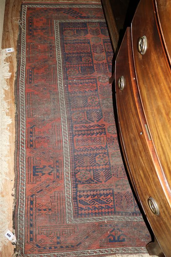 Afghan rug(-)